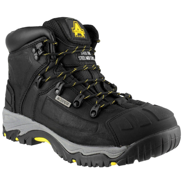 Amblers Safety AS440 Stivali Antinfortunistica Uomo | Senza Metallo | Impermeabili | Hi-Leg | Taglia UK 4 EU 37