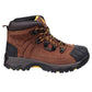 Amblers Mens Waterproof Breathable Leather Safety Boots FS39 Brown