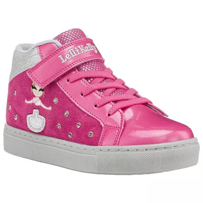 Lelli Kelly LK4836 (EN01) Mille Stelle Fuxia Interchangeable High Top Ankle Boot