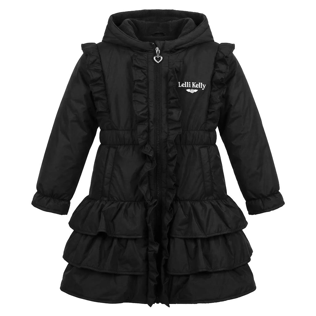 Lelli Kelly Bella Ruffled Hooded Shower Proof Coat