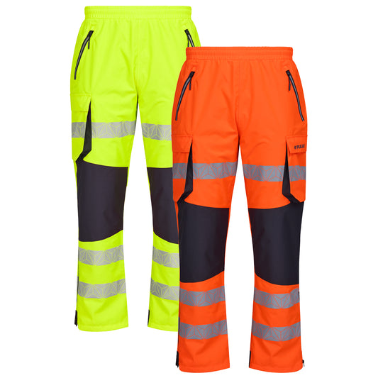 PULSAR® React Unisex Hi-Vis Waterproof Lightweight Overtrousers