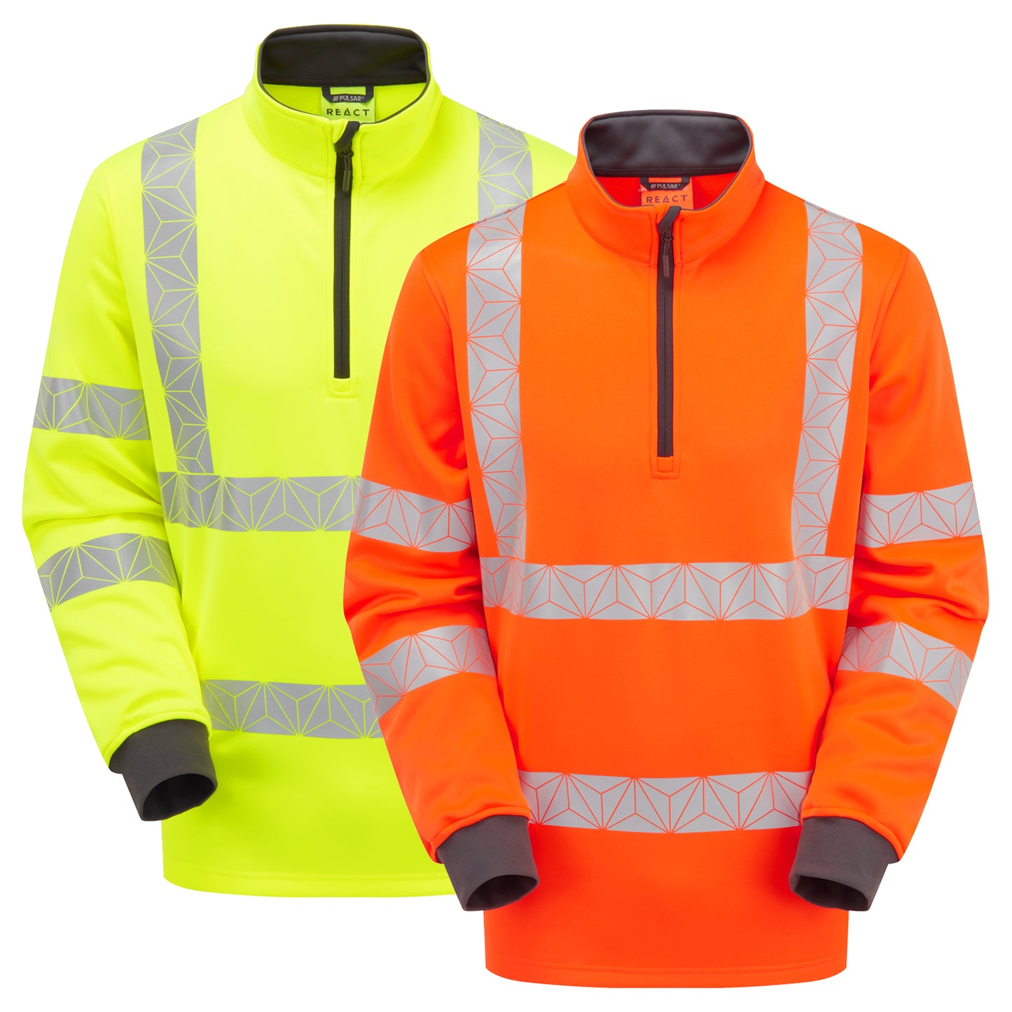 PULSAR® React Hi-Vis GRS 1/4 Zip Mid-Layer