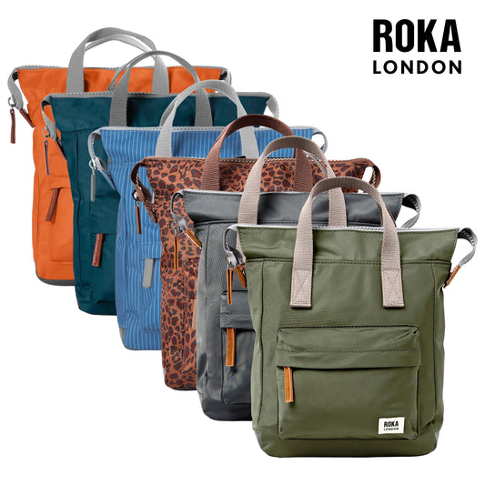 Roka Bantry B Sustainable Nylon Weather Resistant Vegan Rucksack Bag