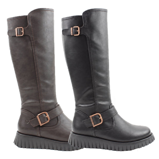 Heavenly Feet Rubymae3 Womens Tall Calf Boots