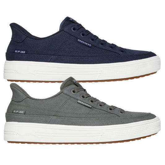 Skechers Mens Trainers Slip-ins: Arch Fit Arcade - See Ya There 183222