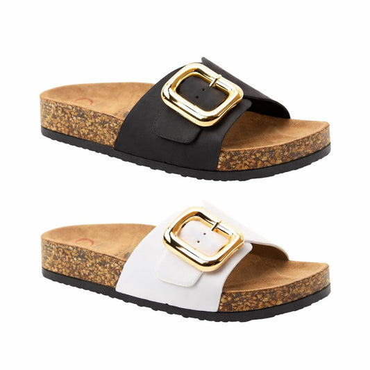 Heavenly Feet Iggy Vegan Slider Sandals