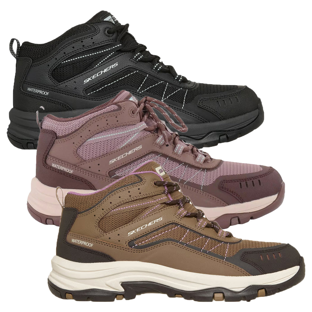 Skechers Women's Waterproof Boots Relaxed Fit: Trego - Ashaway 180336