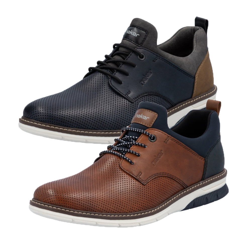 Rieker Mens Elasticated Slip On Shoes 11450