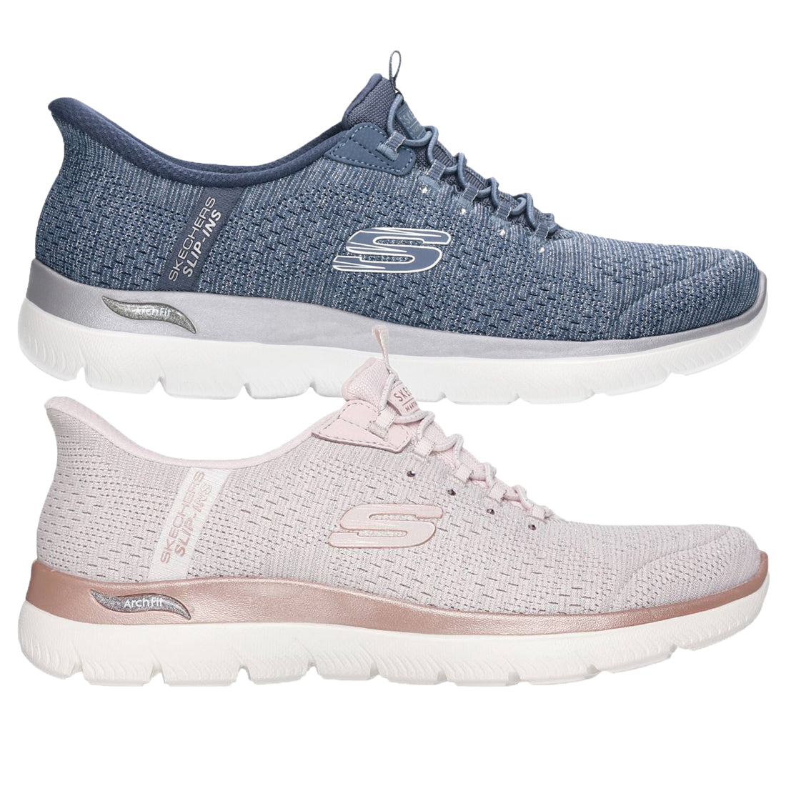 Skechers Slip-ins® x Martha Stewart: Arch Fit® Summits - Soft Shimmer 150641