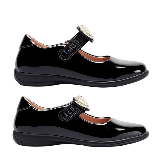 Lelli Kelly Sabrina F Fit Patent School Shoes LKSO8467