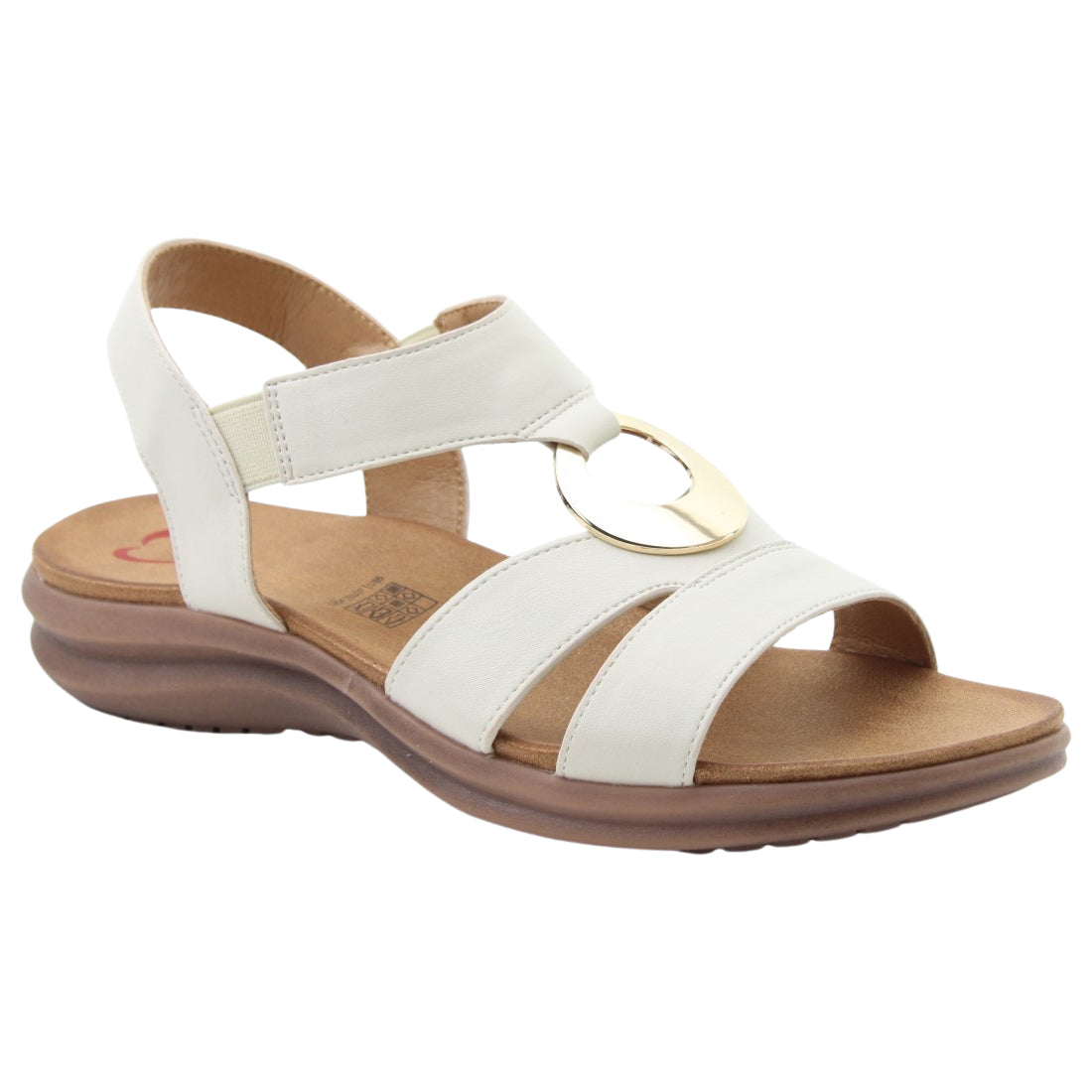 Heavenly Feet Womens Trace Vegan Lightweight Sandals