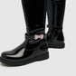 Lelli Kelly Cloe Black Patent Tall Boots - UK 11.5 EU 30
