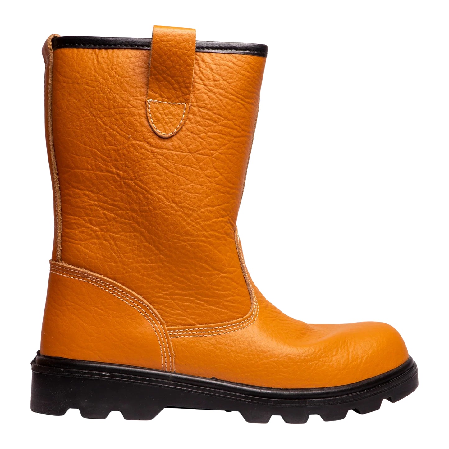 Grafters Steel Toe Safety Rigger Boots Black Tan M021