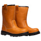 Grafters Steel Toe Safety Rigger Boots Black Tan M021