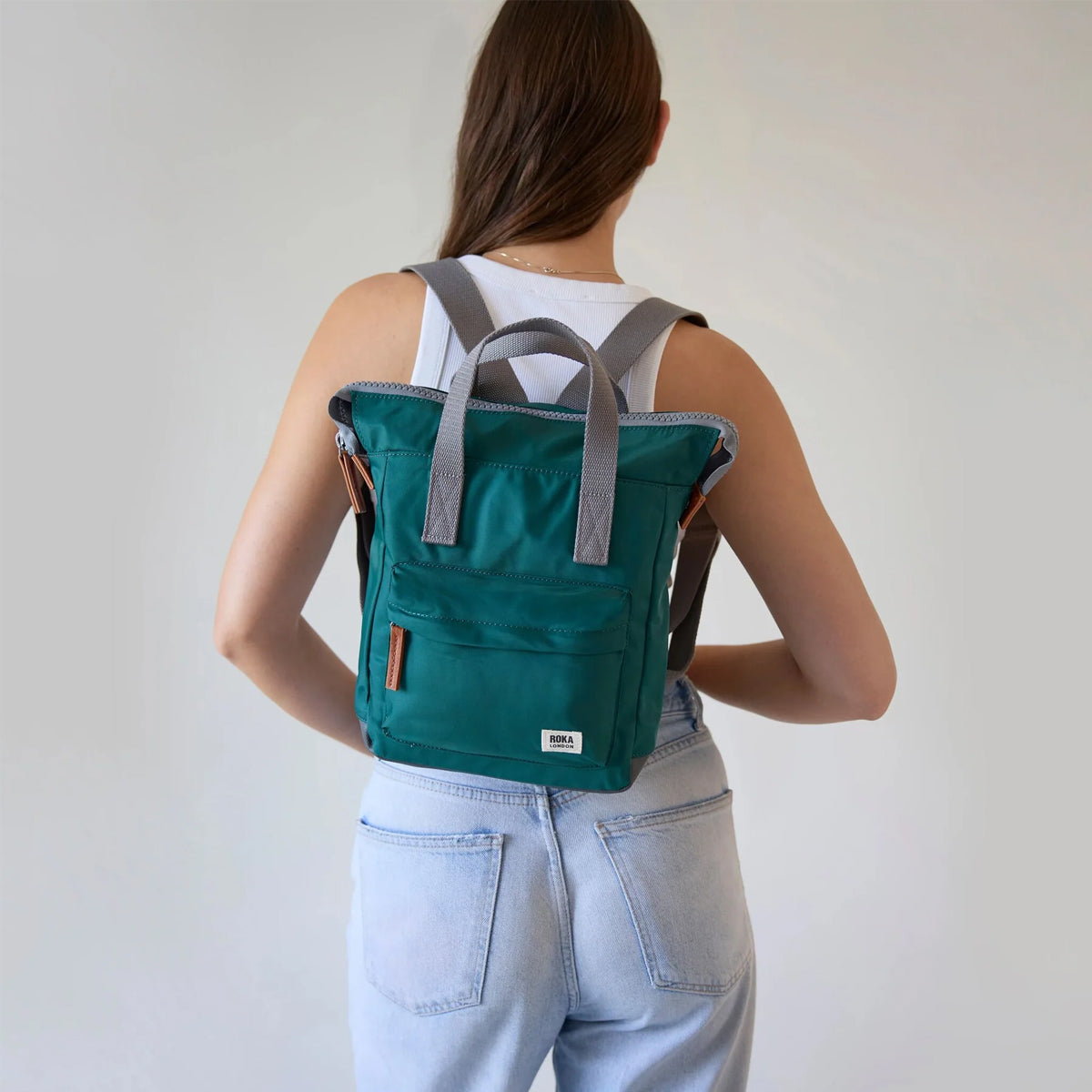 Roka Bantry B Sustainable Nylon Weather Resistant Vegan Rucksack Bag