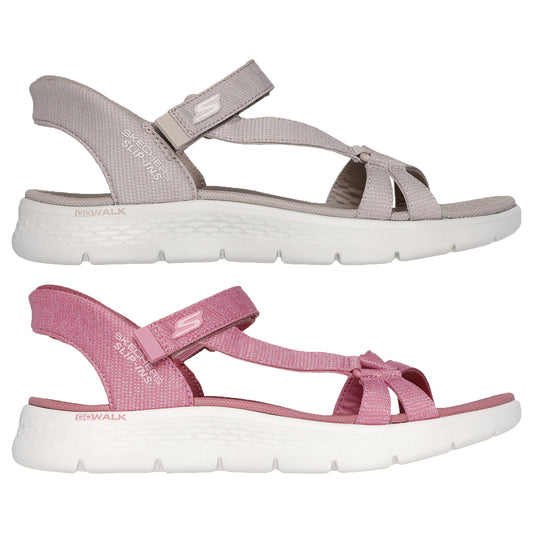 Skechers Womens Slip Ins Go Walk Flex Illuminate Sandals 141481