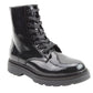 Heavenly Feet Women's Justina2 Glitter 8 Eyelet Ankle Boots