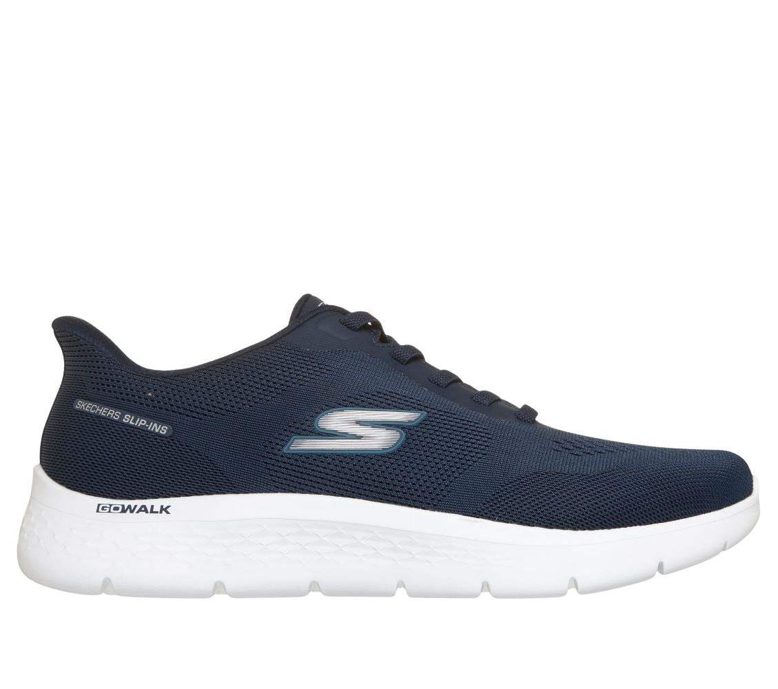 Skechers Mens Slip Ins Trainers Navy Blue Go Walk Master 216924/NVY