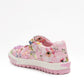 Lelli Kelly Girls Pink White Mary Jane Floral Butterfly Dolly Shoes LK5415