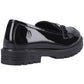 Hush Puppies Hazel Snaffle Black Patent SNR School Shoes