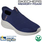 Skechers Ultra Flex 3 Smooth Step Navy Vegan Slip-Ins Hands Free Shoes