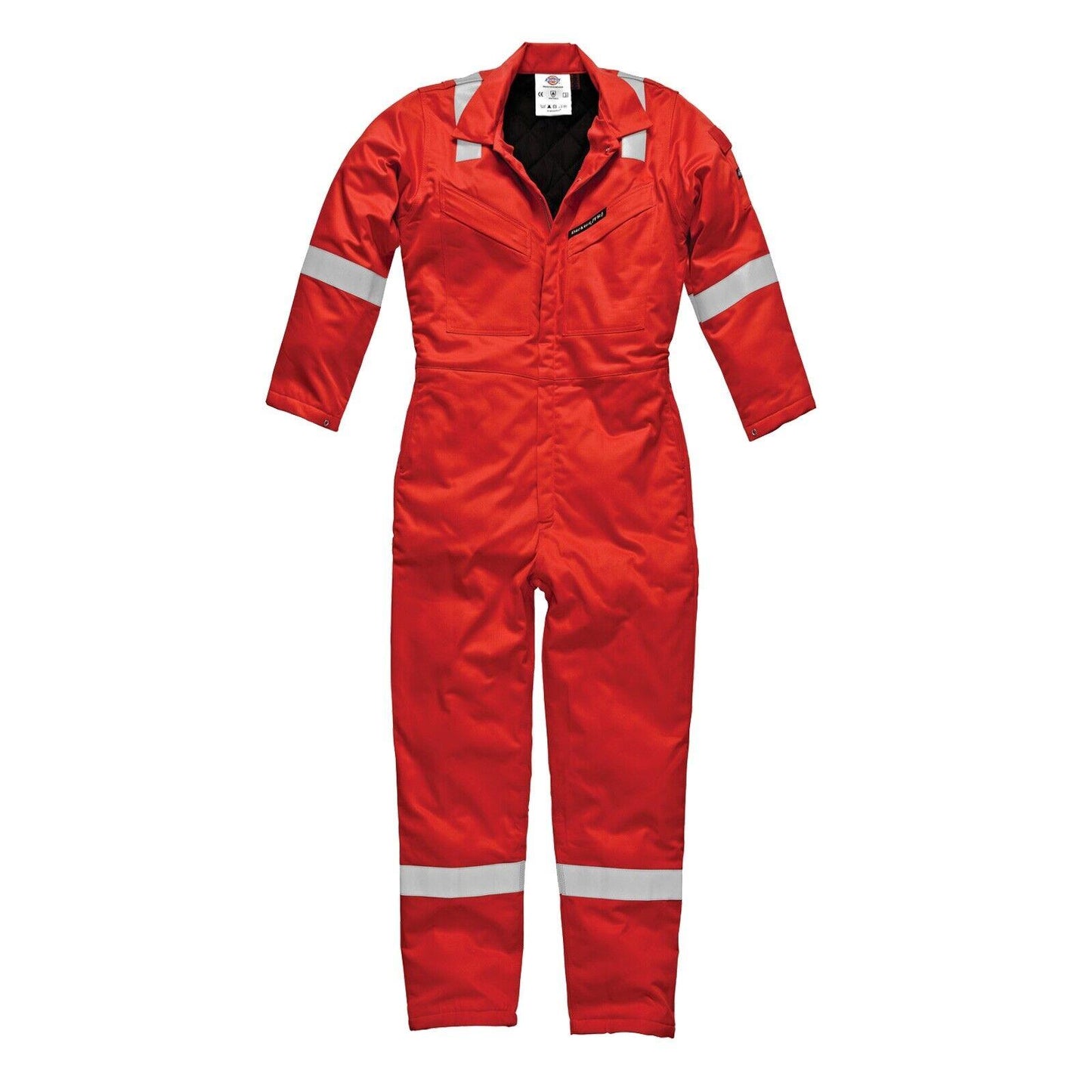 Dickies Mens Flame Retardant Insulated Pyrovatex Red Coverall FR5409 - 48R