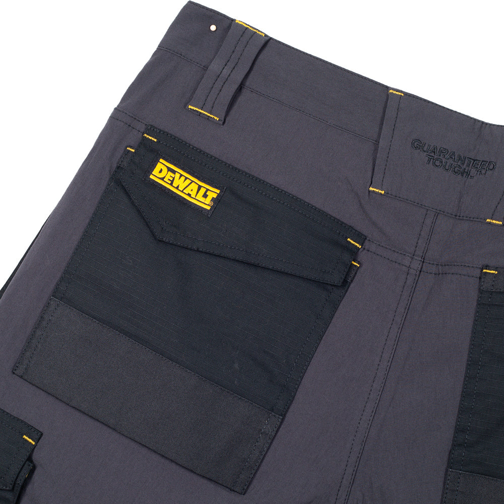 Dewalt Hamden Workwear Holster Pocket Grey/Black Shorts  DWC153-004