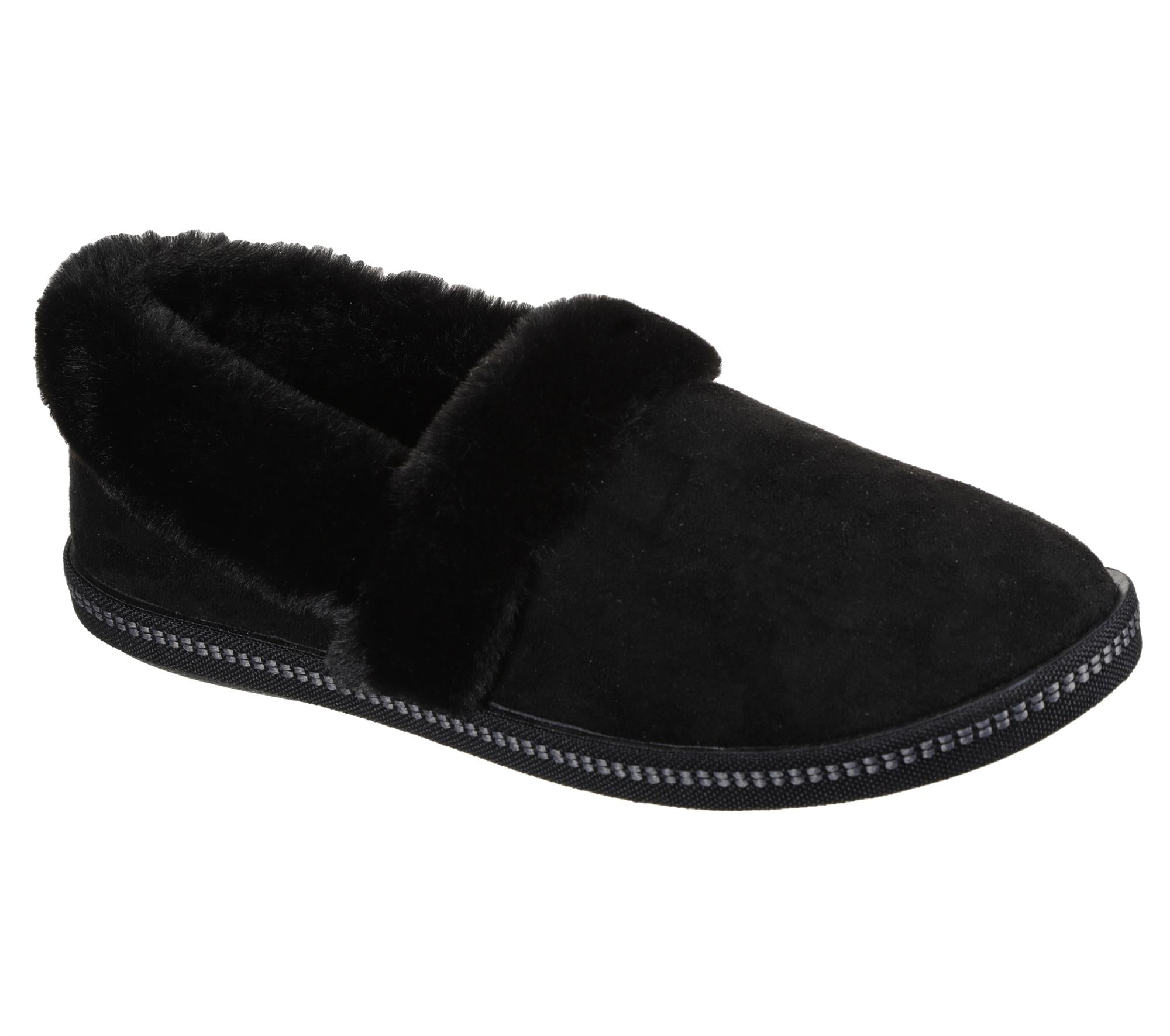 Skechers faux fur on sale slippers