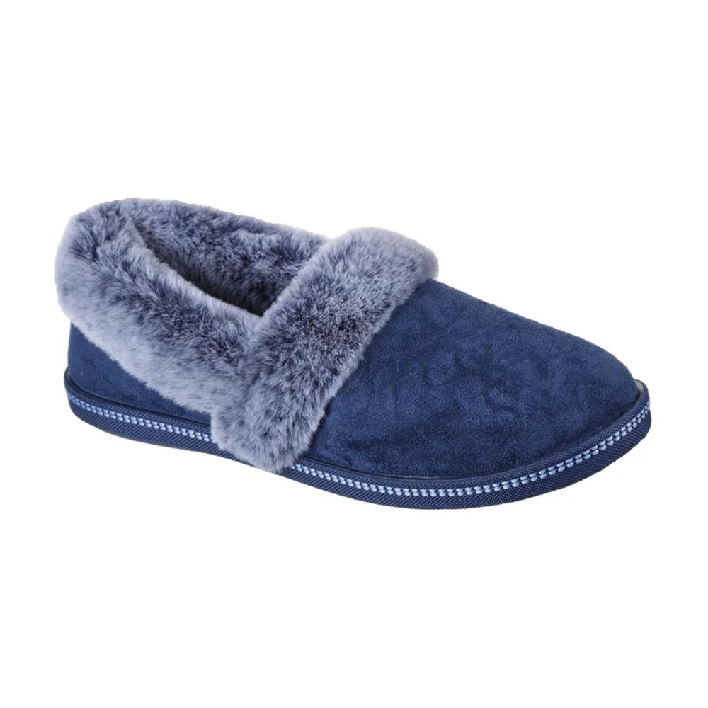 Ladies Skechers Cozy Campfire Team Toasty Navy Slippers 32777/NVY