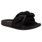 Ladies Skechers Pop Ups Lovely Bow Black Slip On Slider Sandals 119064/BBK