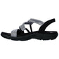 Ladies Skechers Reggae Slim Skech Appeal Black/White Sling Back Sandals 41180BKW