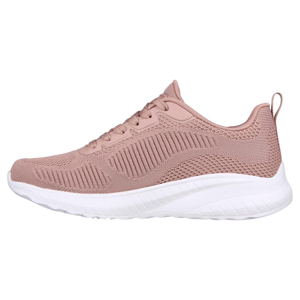 Skechers Ladies Bobs Squad Chaos Face Off Blush Trainers 117209/BLSH