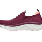 Skechers Ladies D’Lux Walker Star Stunner Plum Trainers Vegan Shoes 149356/PLUM