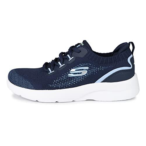 Skechers Ladies Dynamight 2.0 Daytime Stride Navy Lace Up Shoes 149546/NVPW