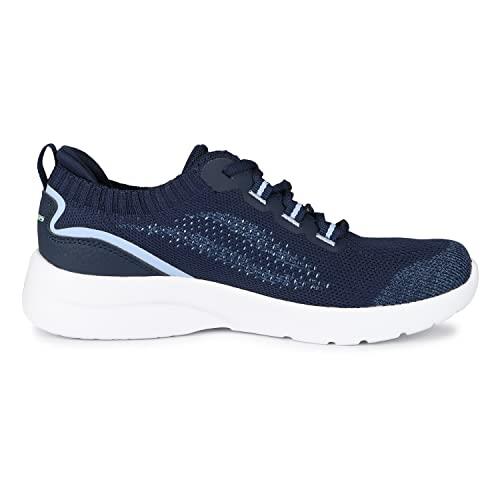 Skechers Ladies Dynamight 2.0 Daytime Stride Navy Lace Up Shoes 149546/NVPW