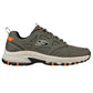 Skechers Mens Hillcrest Olive Mesh/Leather Lace Up Trail Trainers Shoes