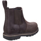 Amblers Mens Waterproof  Chelsea Leather Safety Boots AS231 Brown