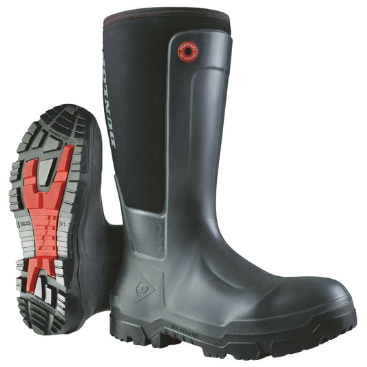 Dunlop Mens Snugboot WorkPro Composite Safety Boots NE68A93 Black