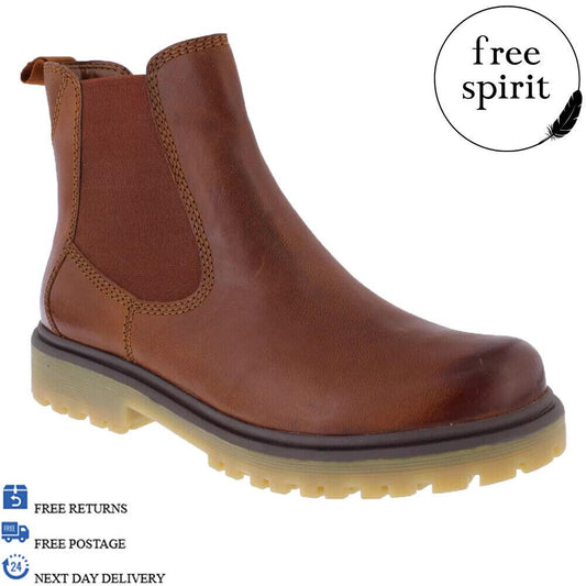 Free Spirit Colorado Brown Leather Boots