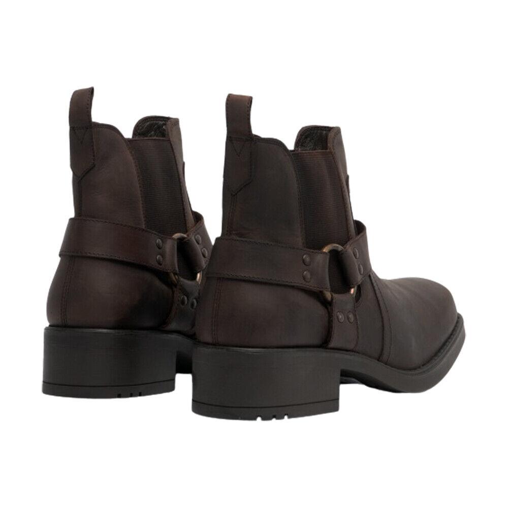 Gringo's Harley Brown Waxy Leather Cowboy Boots M486B