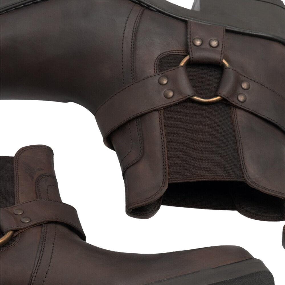 Gringo's Harley Brown Waxy Leather Cowboy Boots M486B