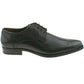 Mens Lotus Birkdale Black Leather Memory Foam Office School Wedding Shoes