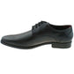 Mens Lotus Birkdale Black Leather Memory Foam Office School Wedding Shoes