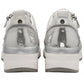 Lotus Ladies Sanford White Silver Croc Leather Stressless Trainers