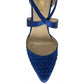 Lotus Leona Sapphire Diamante Crossover Occasion Court Shoes