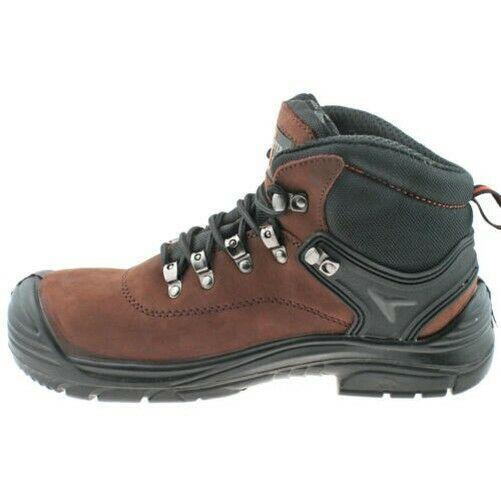 Grafters Brown Safety Hiker Style Boots M9508A