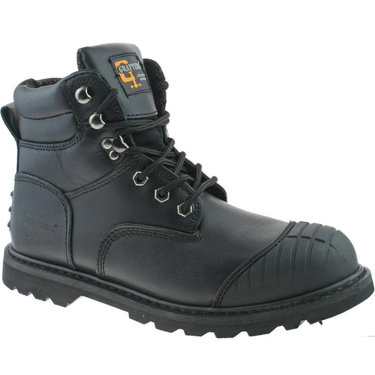 Grafters Safety Scuff Toe Cap Boots Black Brown Honey M779