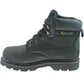Grafters Steel Toe Safety Work Boots Black Brown Honey M538