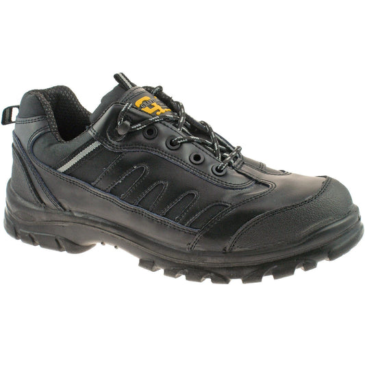 Grafters Non-metal Safety Toe Trainers Work Black M462A
