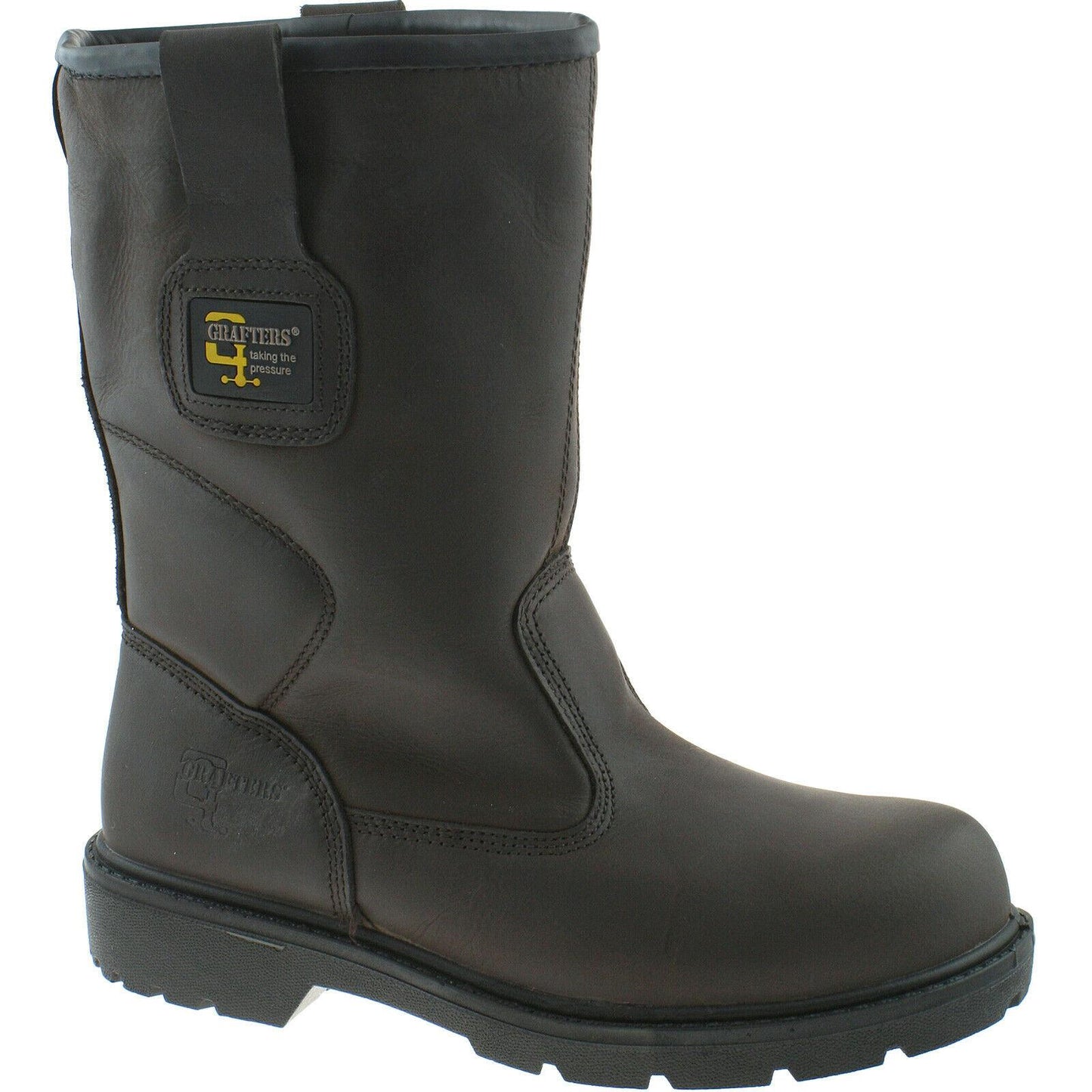 Grafters Waterproof Safety Rigger Boots Leather M560B